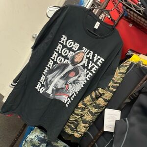 Men’s Adult Rare Rod Wave Tour Tee Shirt New Black Music 2025 XXL XL L